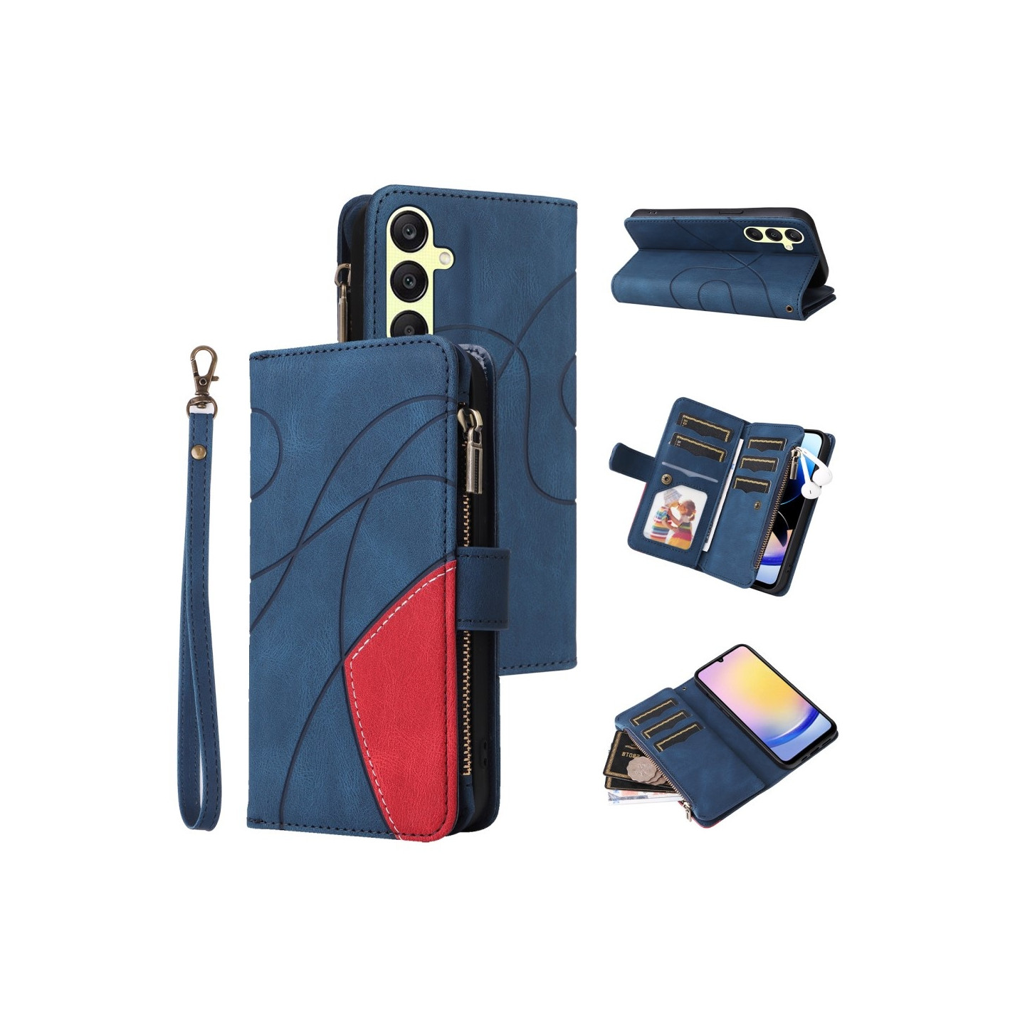 KT multifunktions - serie - 5 til Samsung Galaxy A25 telefonetui