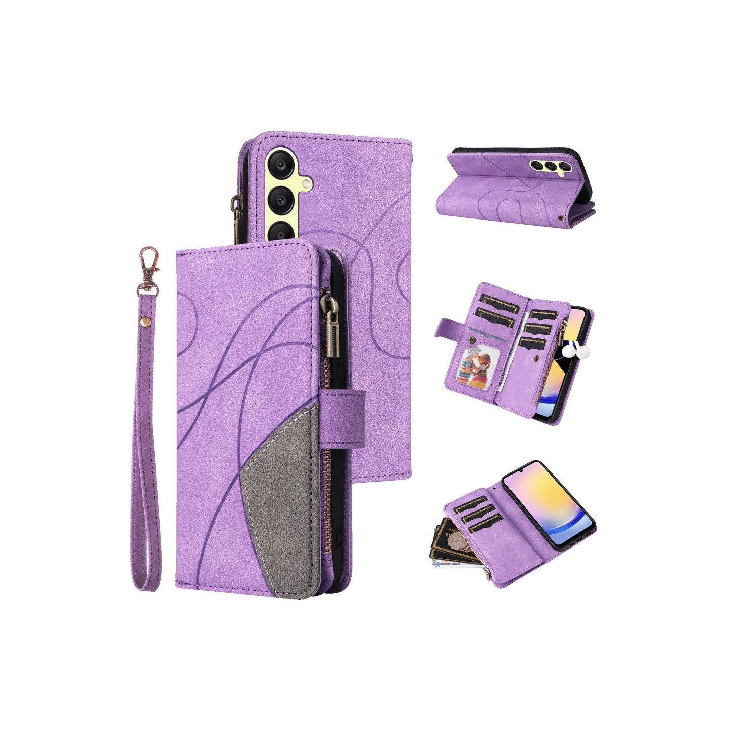 KS Lommebok - deksel til Samsung Galaxy A25 - Lilla