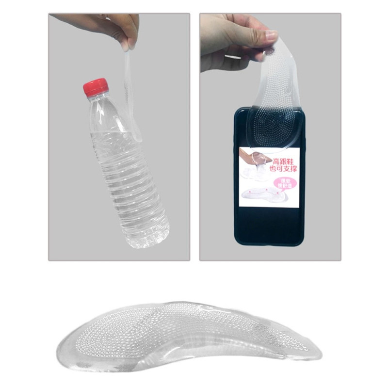 Innersåle Flat Foot Support Innleggssåler med høy hæl smertelindring - L