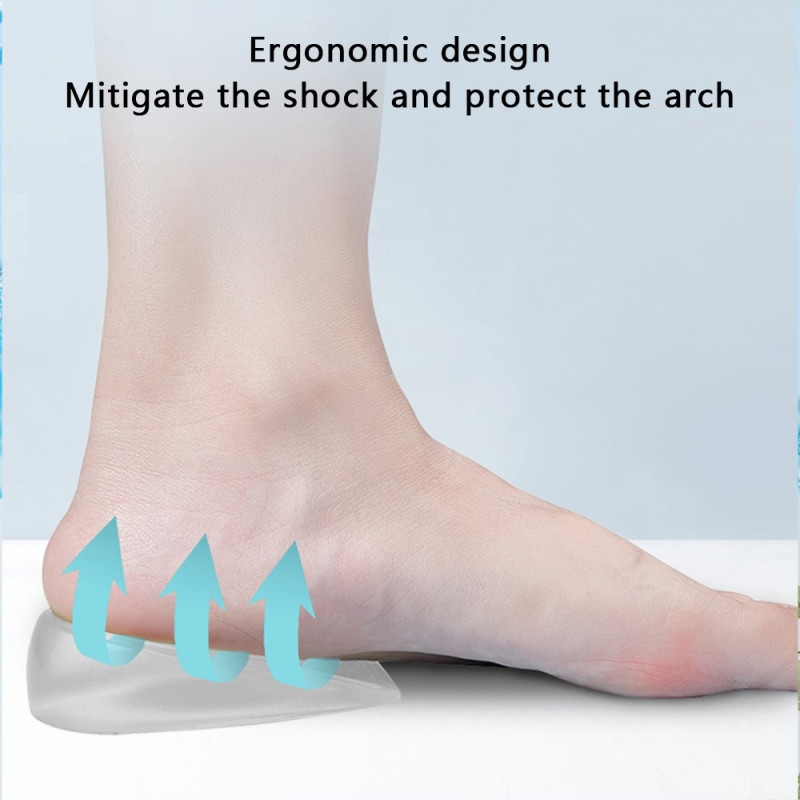 shoe lift Silicone 2 cm inner raising insole Shoe insert