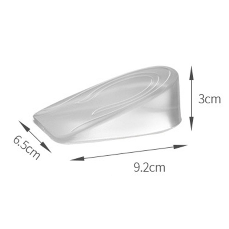 Shoe insert shoe lift Silicone 3 cm inner raising insole