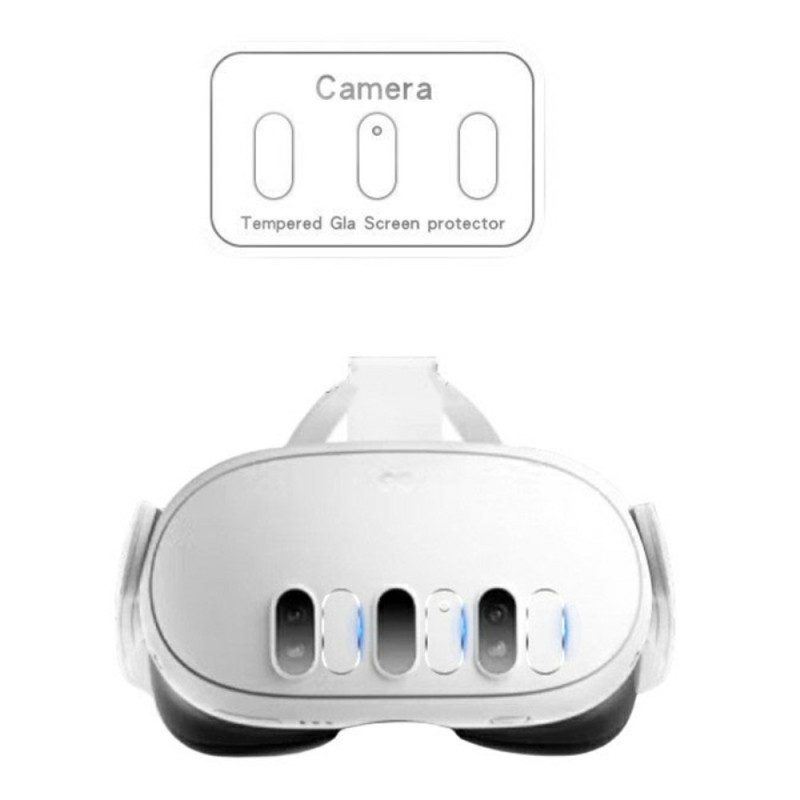 Til Oculus Meta Quest 3 linsecover i hærdet glas