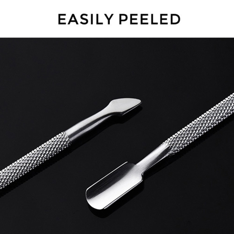 Kynsinauhan työntäjä Kynsilakanpoistotyökalu kaksoispäät