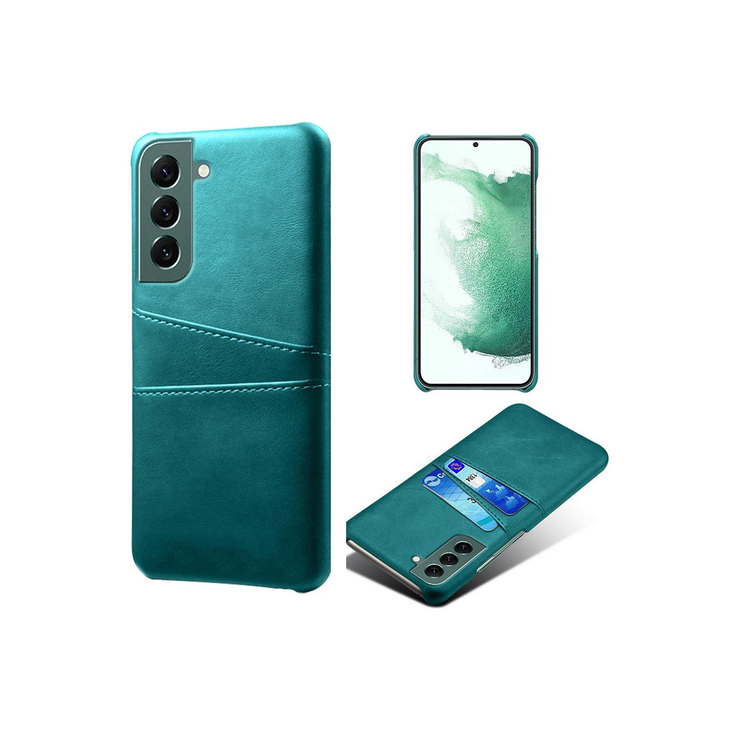 Samsung Galaxy S24 KSQ Pu - nahkapäällysteinen kuori kova kotelo