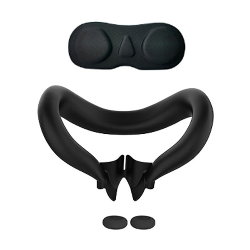 Meta Quest 3 Headset ansigtsmaske linsecover 2 rocker cap sort