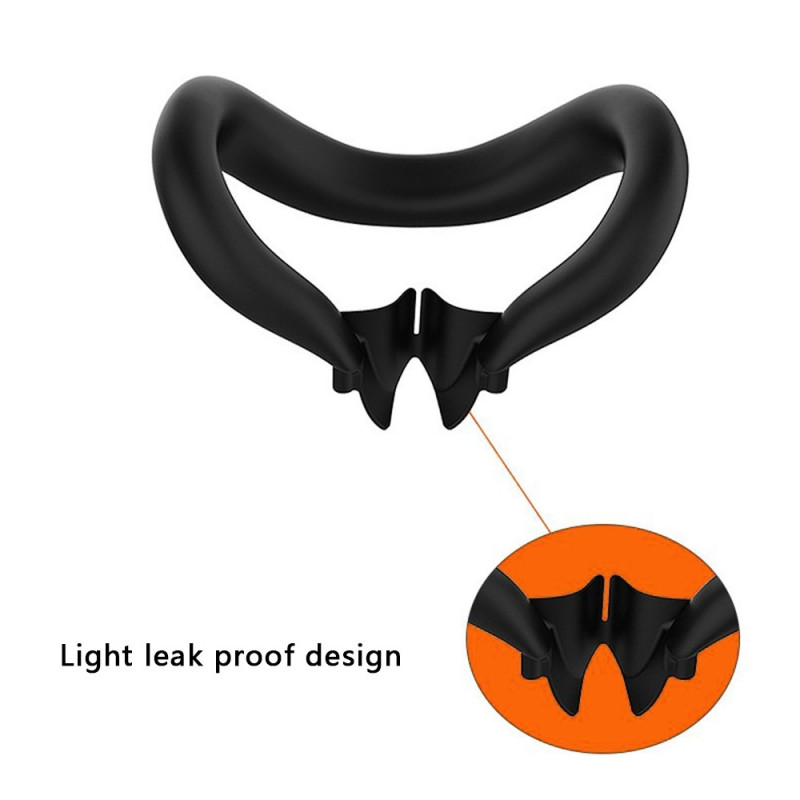 Meta Quest 3 VR Headset face mask lens cover 2 rocker cap black