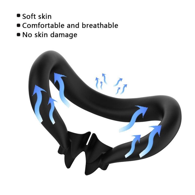 Meta Quest 3 Headset ansigtsmaske linsecover 2 rocker cap sort