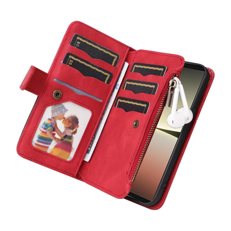 KS Lommebok - deksel til Sony Xperia 5 IV - Rød