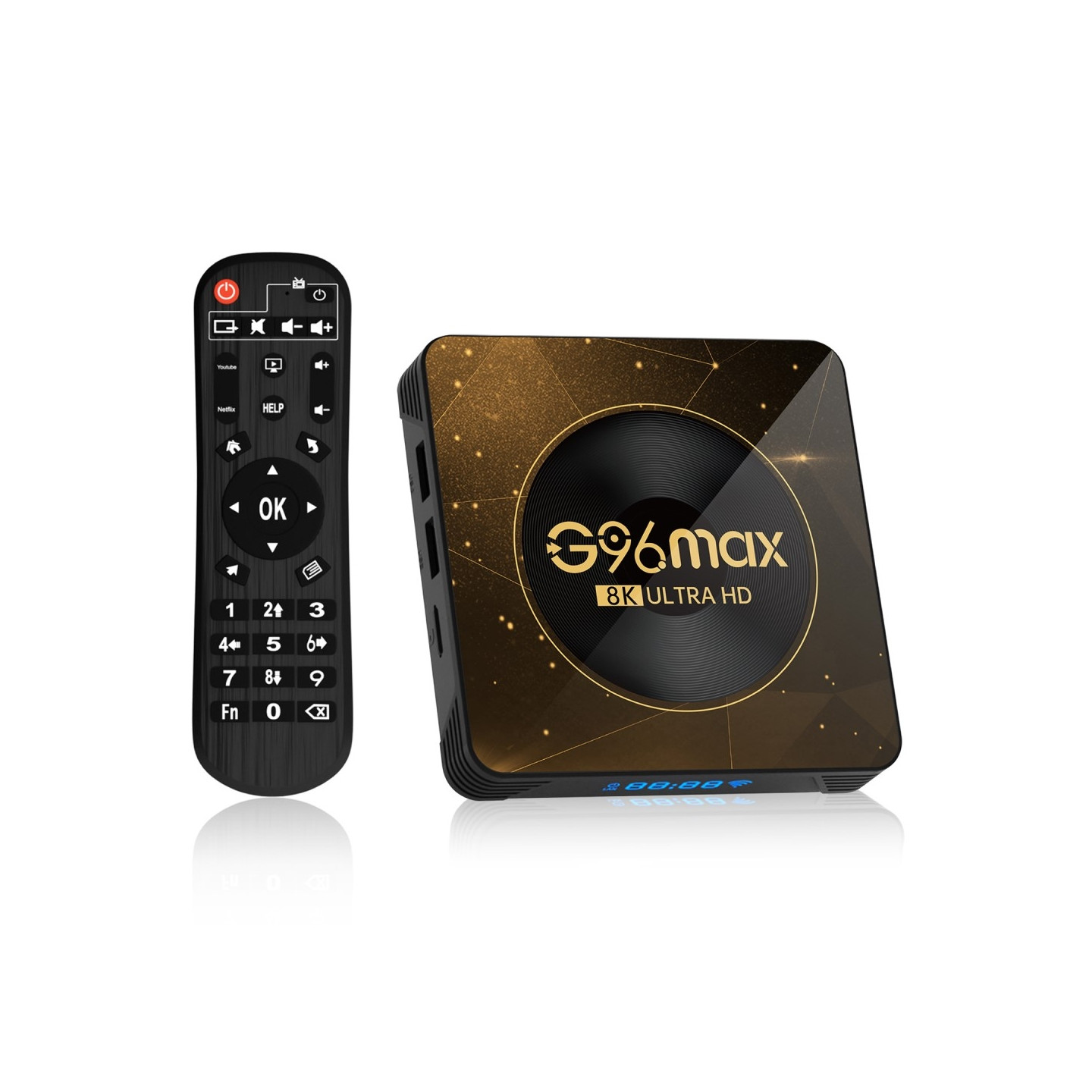 G96max 4+32 GB 8K Ultra HD Smart TV - boks H616 Android 13.0