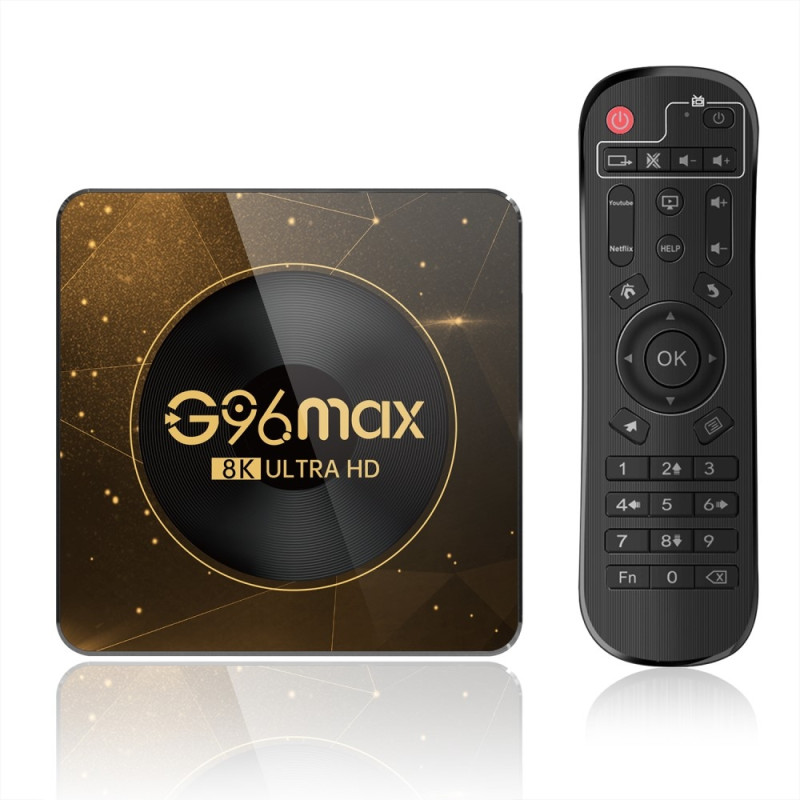 G96max 4+32GB 8K Ultra HD Smart TV Box H616 Android 13.0
