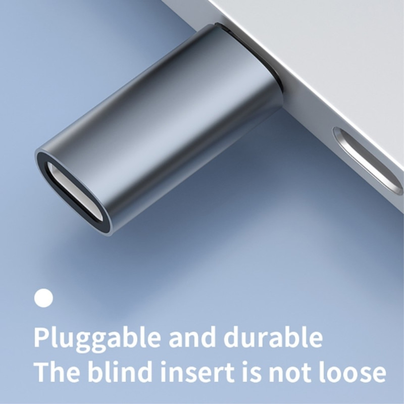 Muunnin USB - C - sovitin uros - USB - C - naaras 60 W Pikalataus