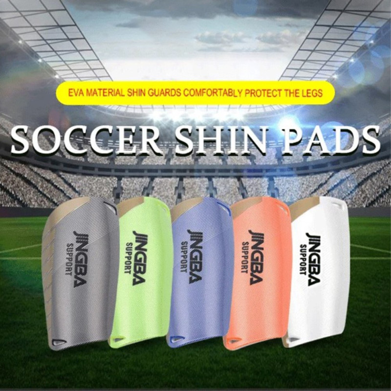 1 pair Soccer shin guards Outdoor Sports shin guards - White / S
