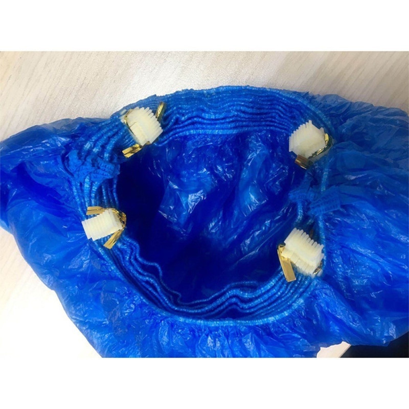 Waterproof disposable shoe cover in plastic Large Size