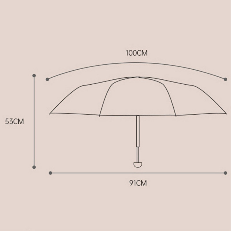 Stable Umbrella Anti - UV foldable Compact with capsule case