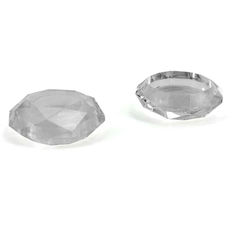 2 stk Kompatibel med Nintendo Switch Switch Lite Joystick Thumb Stick Grip - Gennemsigtig