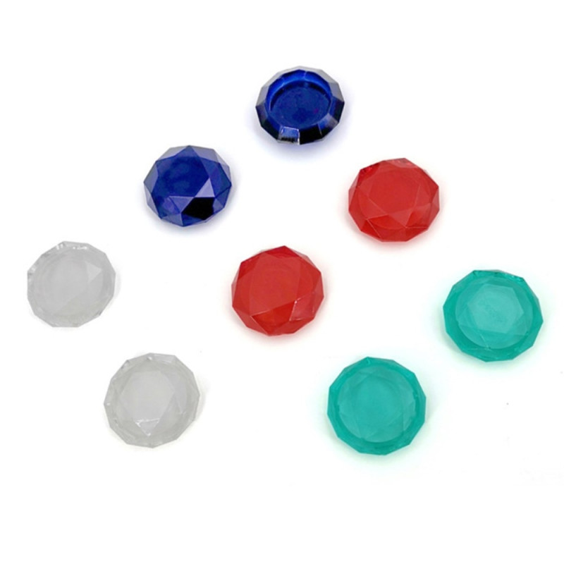 2pcs Compatible with Nintendo Switch Switch Lite Joystick Thumb Stick Grip - Transparent