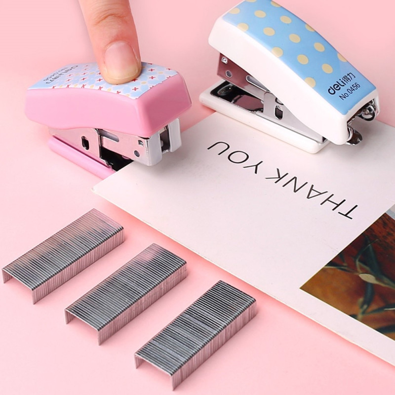 DELI Stapler Paper Binding Machine Random Color