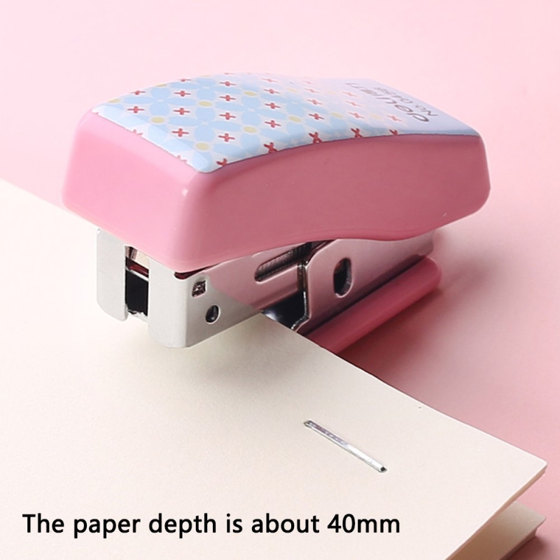 DELI Stapler Paper Binding Machine Random Color
