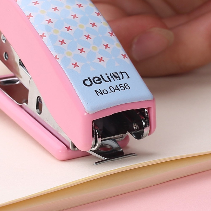 DELI Stapler Paper Binding Machine Random Color