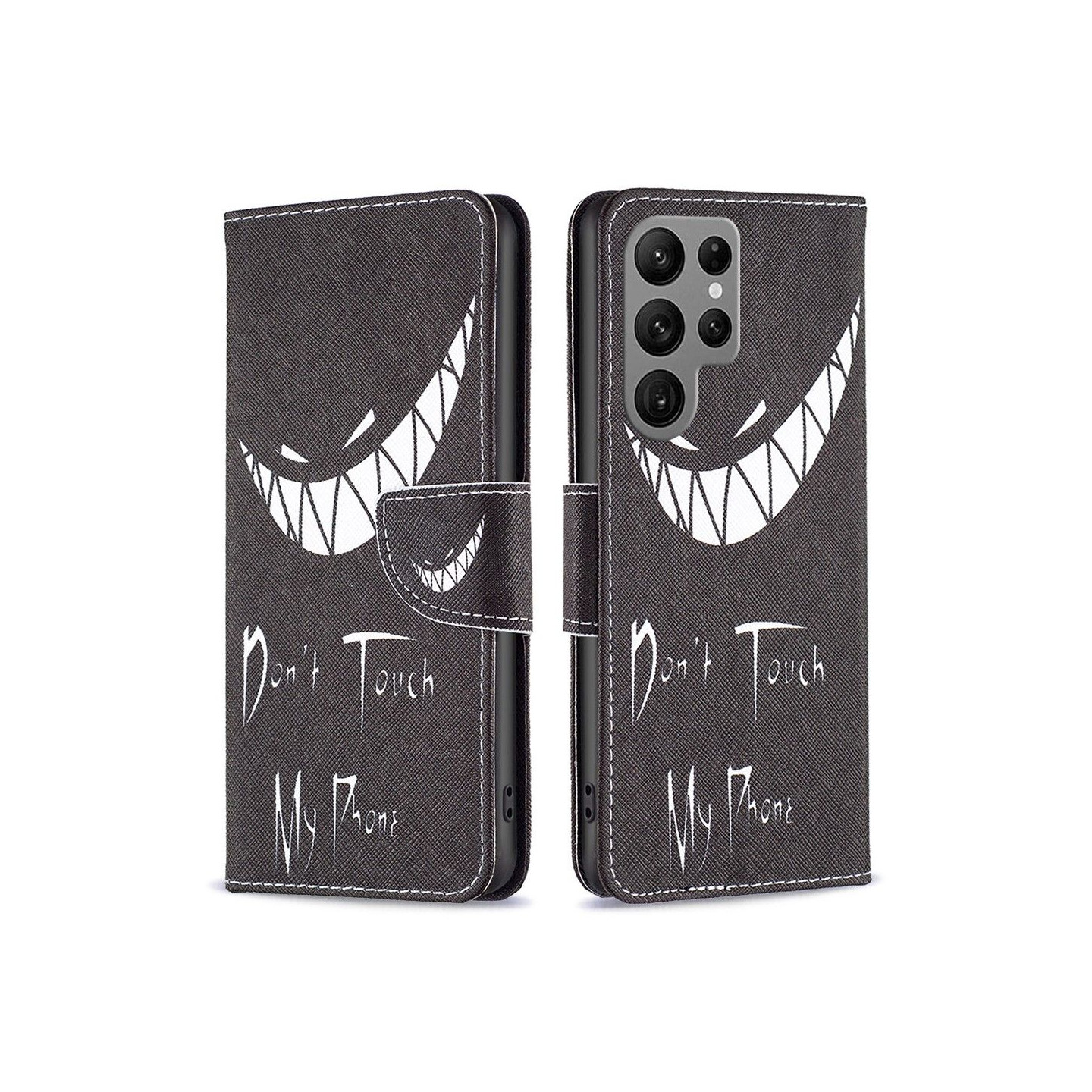 Til Samsung Galaxy S24 Ultra tegnebogstativetui mønstertelefoncover