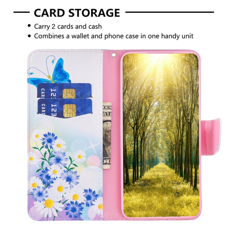 For Samsung Galaxy S24+ Wallet Stand Case Pattern Phone Cover