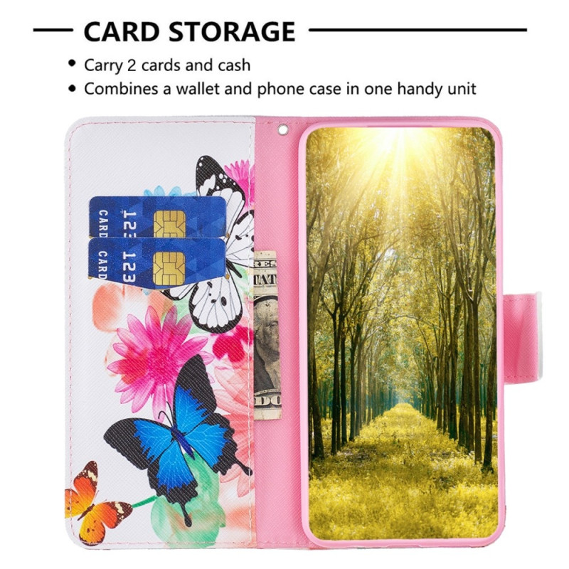 For Samsung Galaxy S24+ Wallet Stand Case Pattern Phone Cover