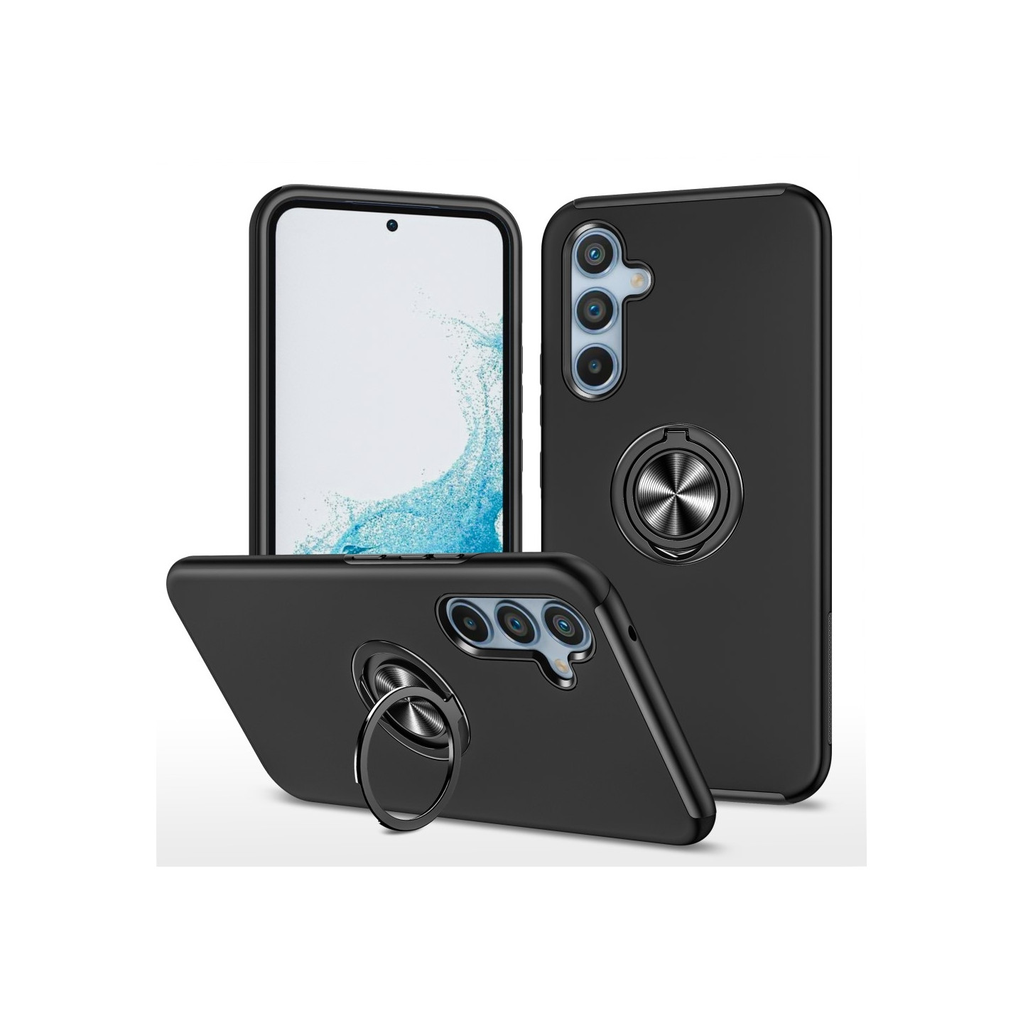 Samsung Galaxy S23 FE Fingerring Kickstand Hybrid Taske