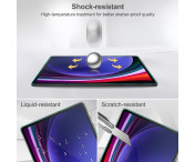 Till Samsung Galaxy Tab S9 FE+ Härdat glas 0,3mm 9H