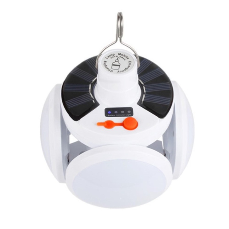 Solar Camping Lantern Lamp Tent Rechargeable Remote Control