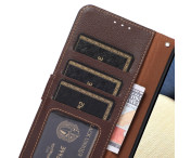 KHAZNEH Plånboksfodral till Xiaomi 13T / 13T Pro - Brun/Blå