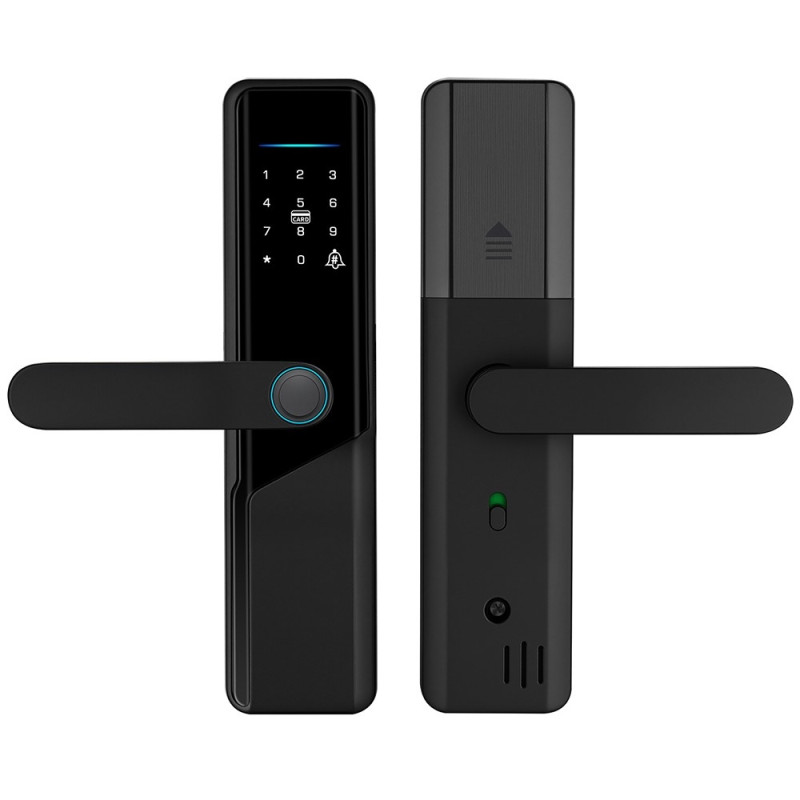 Elektronisk lås A1 Tuya WiFi fingeravtrykk smart dørlås dynamisk passord NFC