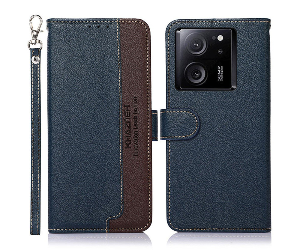 KHAZNEH Plånboksfodral till Xiaomi 13T / 13T Pro - Blå/Brun
