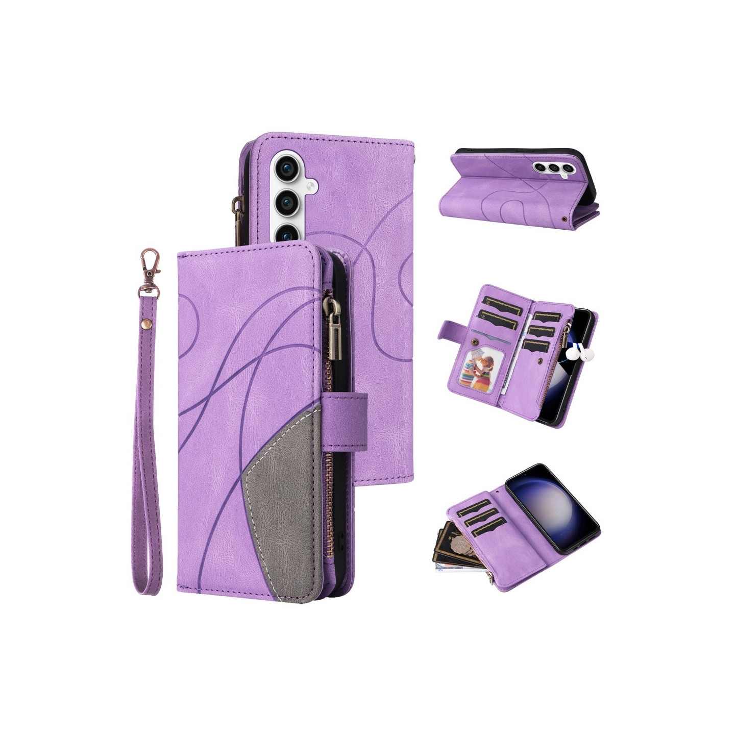 KT Multifunktion Series - 5 Til Samsung Galaxy S23 FE Telefontaske