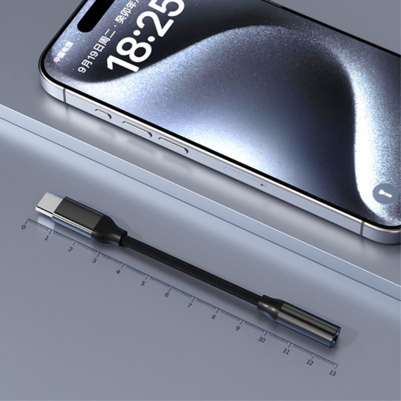 for e.g. iPhone 15 USB - C male to 3.5mm female AUX adapter