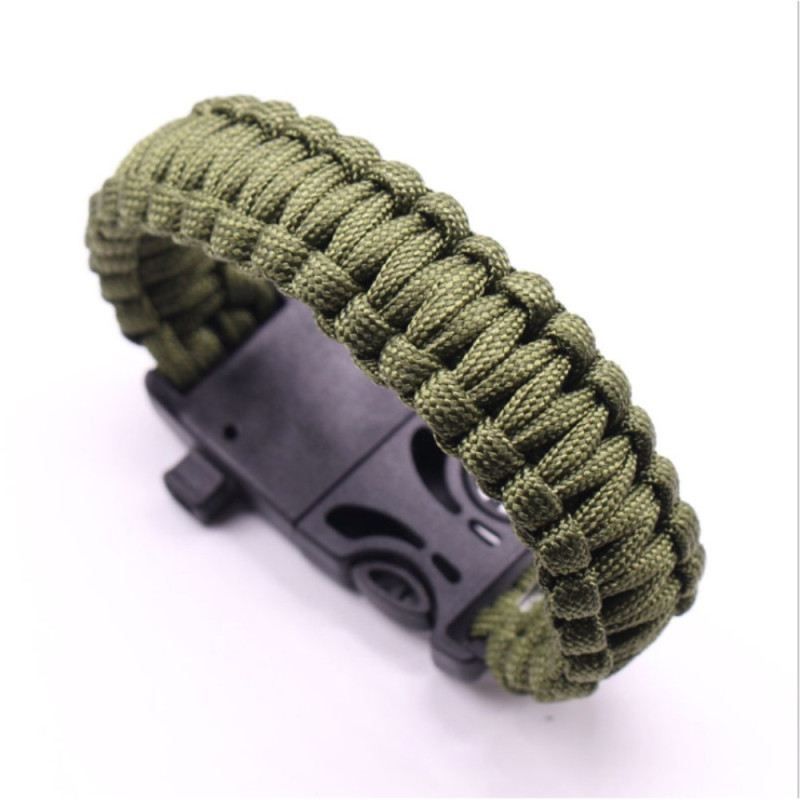 Survival Bracelet Survival Emergency Bracelet - Army Green