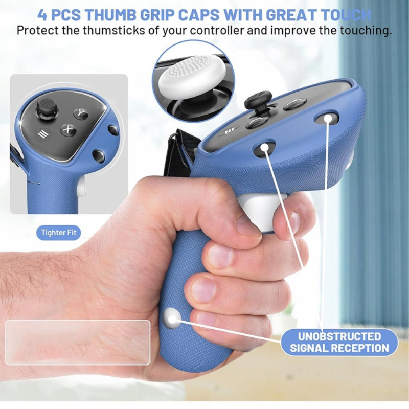 Suojakotelo Shell Grip Controller Oculus Meta Quest 3 VR:lle