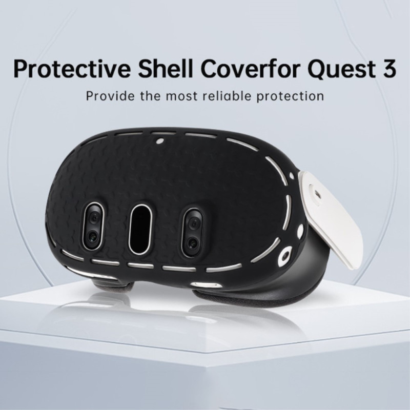 For Meta Quest 3 VR Protective Shell Silicone Anti Dust Drop Protection
