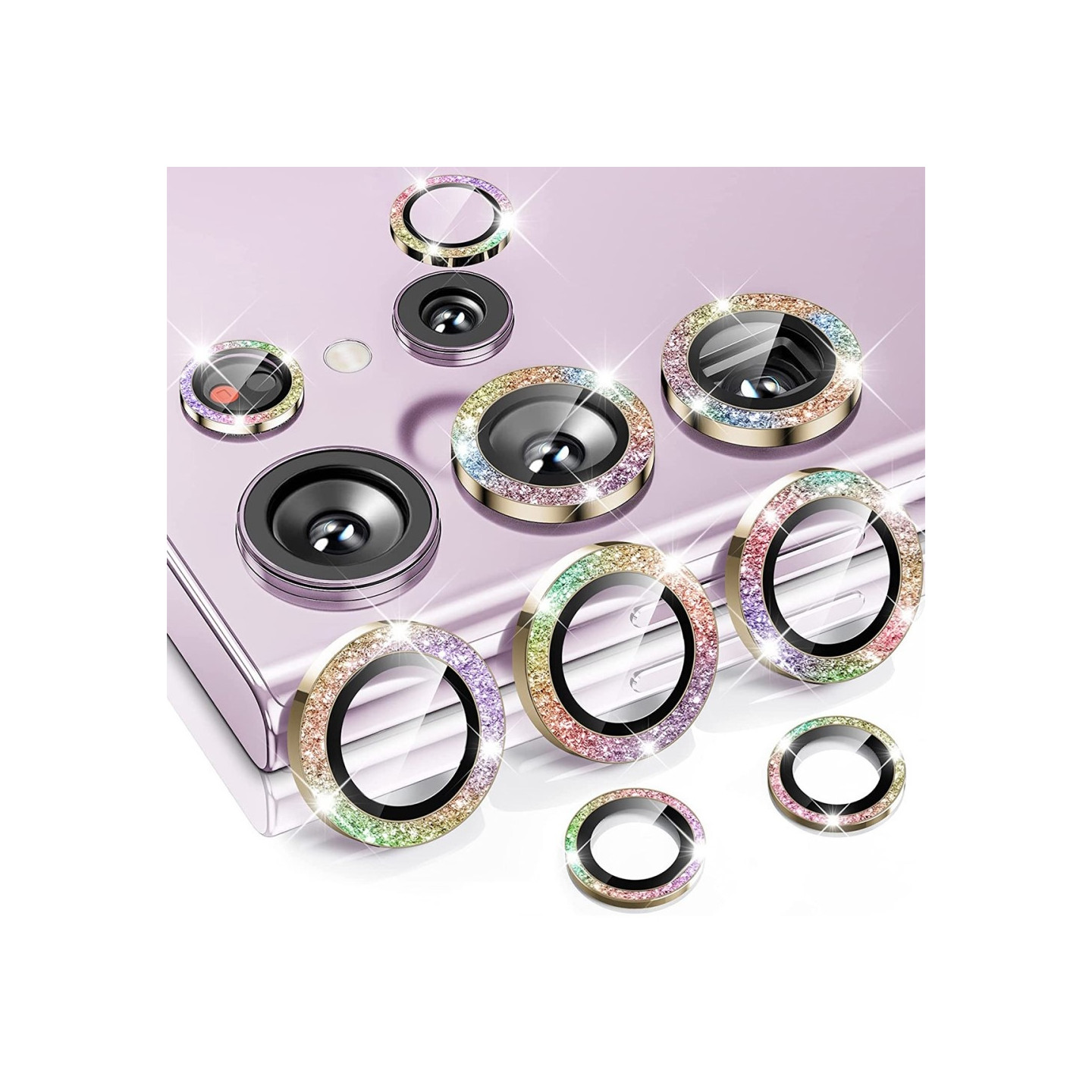 ENKAY Samsung Galaxy S24 Ultra Kameran Linssisuojus Lasi