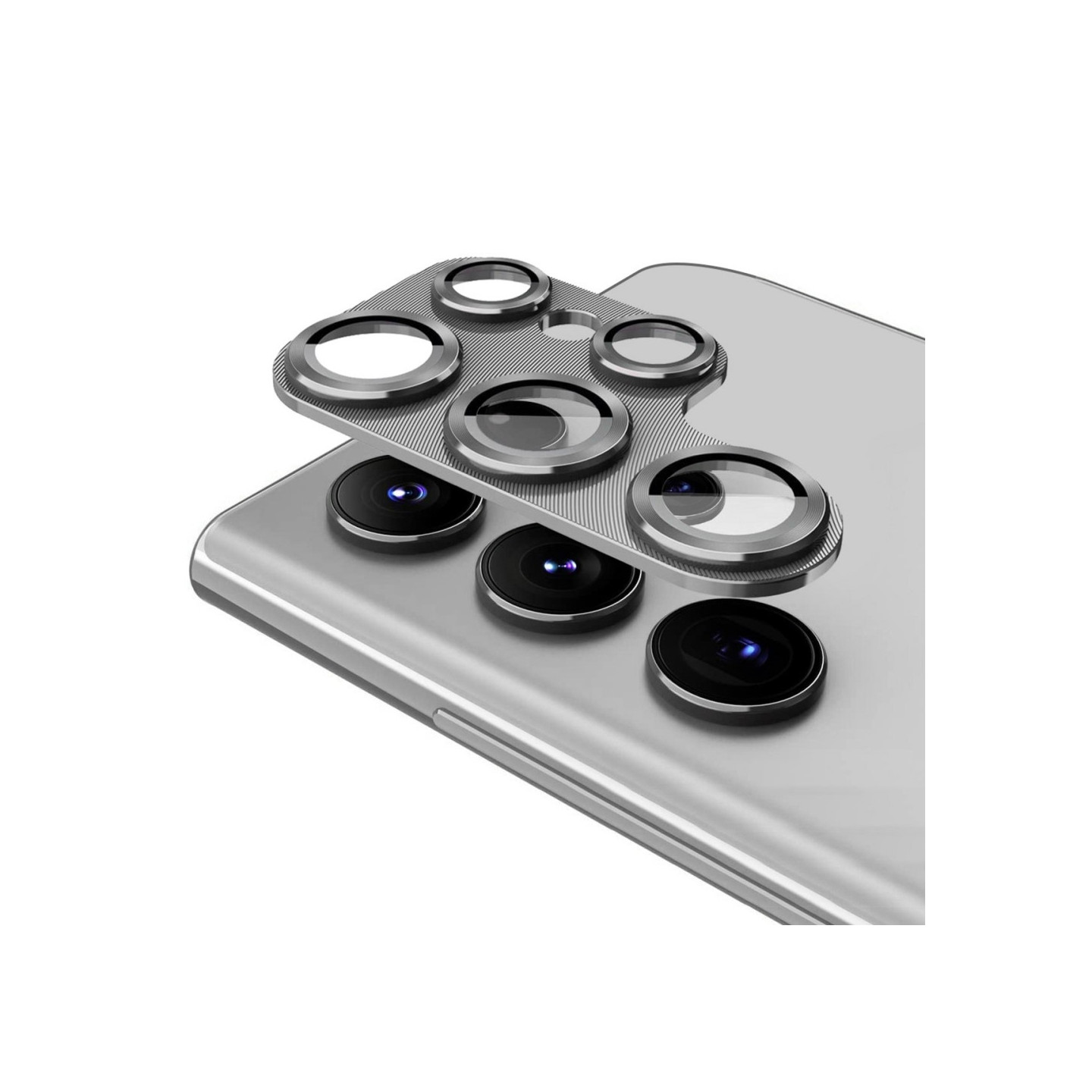 ENKAY Til Samsung Galaxy S24 Ultra Kamera Linsebeskytter Aluminiumslegering + Hærdet Glas