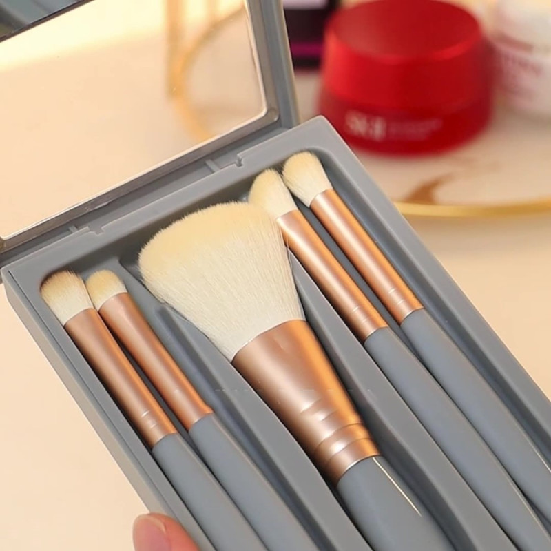 5 kpl Concealer Blending Brush Kit fiber makeup Luomiväri meikki