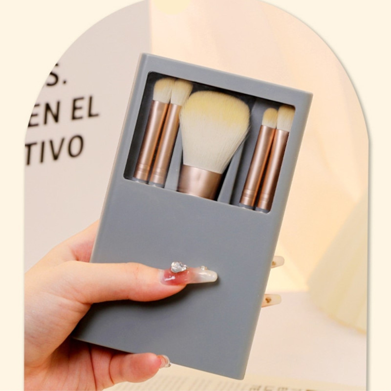 5 pcs Concealer Blending Brush Kit fiber makeup Eye shadow