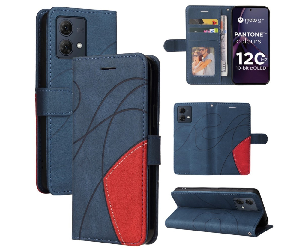 KT Plånboksfodral till Motorola Moto G84 - Blå