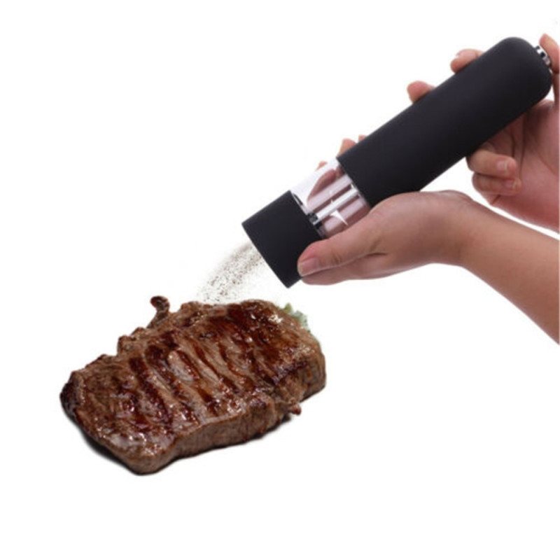 Automatisk salt - og pepperkvern Elektrisk urtepepper krydderkvern