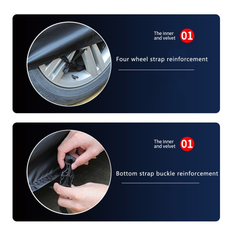 Waterproof Car Protection Rain UV Dust Dust Sun Protection XXL