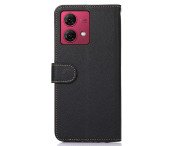 Motorola Moto G84 5G KHAZNEH Plånboksfodral - Svart/Röd