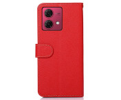 Motorola Moto G84 5G KHAZNEH Plånboksfodral - Röd/Svart