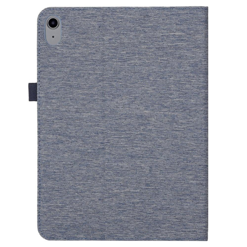 Apple iPad 10.9 2022 Sammenleggbart deksel Kortholder Stofftekstur - Blå