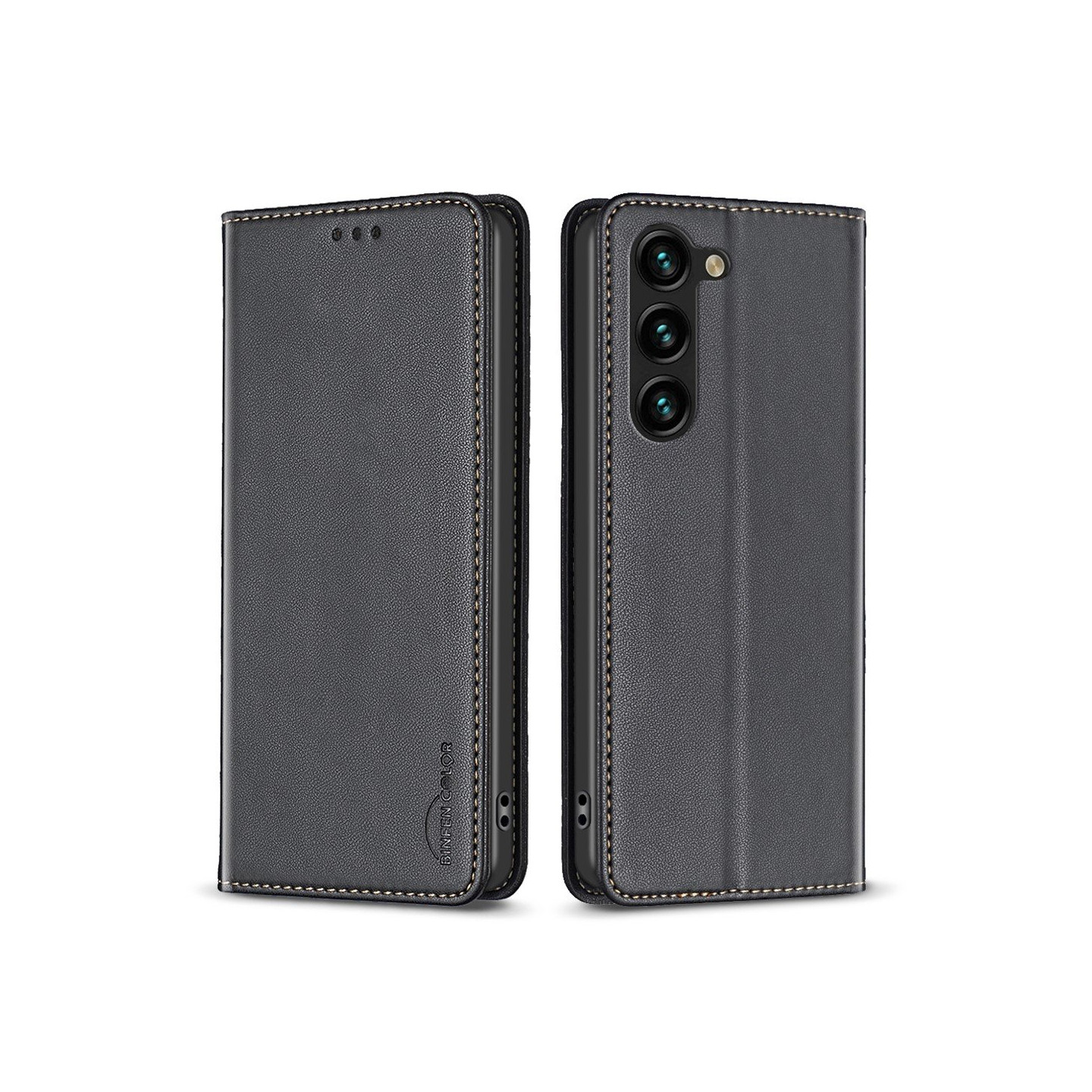 BINFEN COLOR Lommebok - deksel til Samsung Galaxy S24 - Svart