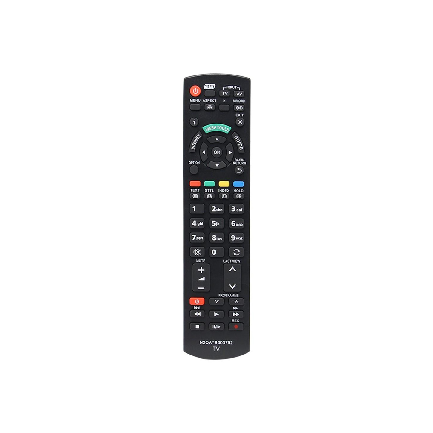 N2QAYB000752 TV fjernkontroll Erstatning for Panasonic TV