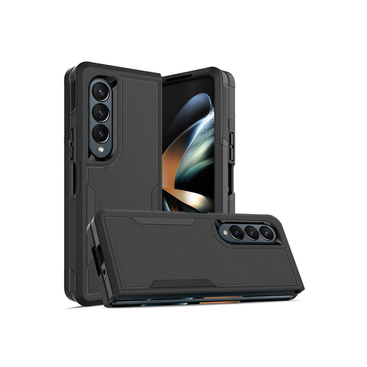 Samsung Galaxy Z Fold 4 5G PC + TPU foldetelefonetui Dropsikkert bagcover